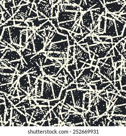 Abstract irregular textured background. Seamless pattern. Vector.