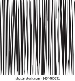 Abstract irregular vertical lines. Vector illustration. Orange stripes. Black and white color
