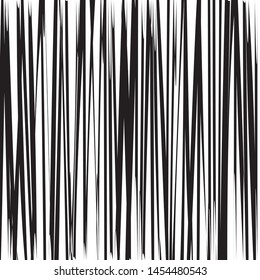 Abstract irregular vertical lines. Vector illustration. Orange stripes. Black and white color
