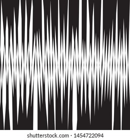 Abstract irregular vertical lines. Vector illustration. Orange stripes. Black and white color
