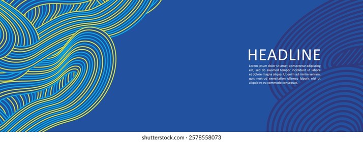 abstract Irregular wave striped lines textured background with empty space. seamless geometric pattern design for certificates, invitations, label, covers, banner and more.
