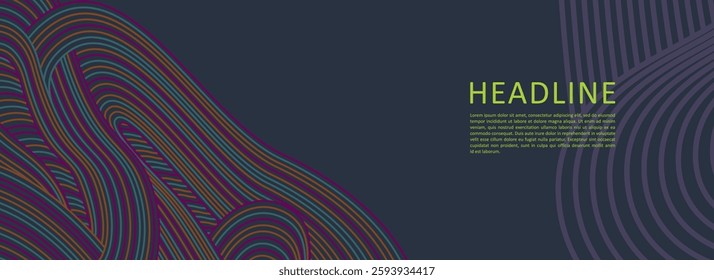 abstract Irregular wave striped lines textured background with empty space. seamless geometric pattern design for certificates, invitations, label, covers, banner and more.
