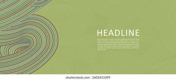 abstract Irregular wave striped lines textured background with empty space. seamless geometric pattern design for certificates, invitations, label, covers, banner and more.
