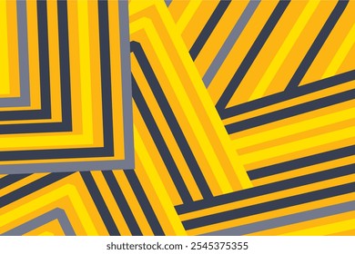 abstrakt Unregelmäßige gelbe schwarze Farbe Welle gestreiften Linien strukturierten Hintergrund. nahtloses geometrisches Muster-Design für Zertifikate, Einladungen, Textilien, Bekleidung, Cover und mehr.
