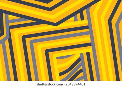 abstract Irregular yrllow black color wave striped lines textured background. seamless geometric pattern design for certificates, invitations, textiles, apparel, covers and more.
