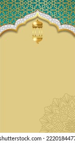 abstract islamic or arabic ethnic background vector