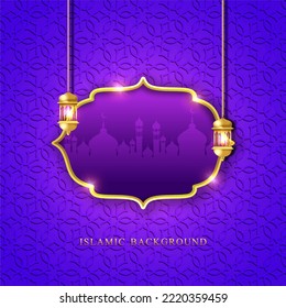 abstract islamic or arabic ethnic background vector