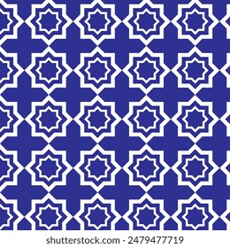 abstract islamic background with arabian pattern style and seamless concept.ABSTRACT BLUE BACKGROUND.