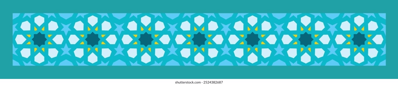 abstract islamic background with arabian pattern style and seamless wallpaper concept.Set of social media post template in gold green background with arabic calligraphy for ramadan kareem campaign.