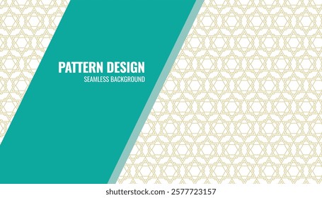  abstract Islamic background with Arabian pattern style and seamless concept