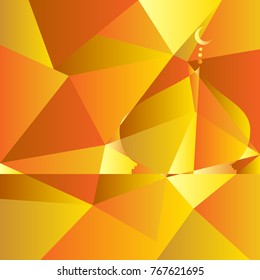abstract islamic background vector drawn
