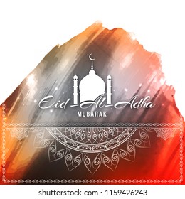 Abstract Islamic Eid-Al-Adha bright background