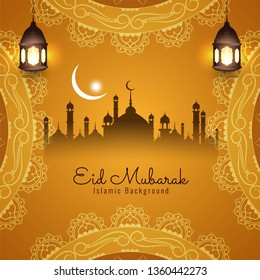 Abstract Islamic festival background vector