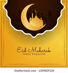 Abstract Islamic festival religious background vector 