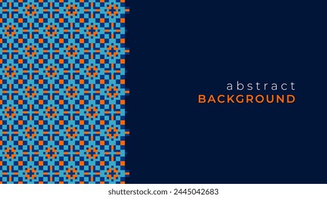 Abstract Islamic Geometric Pattern Pixel Design