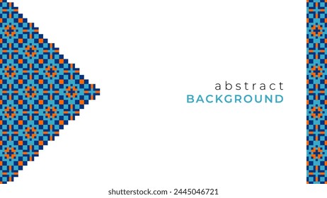 Abstract Islamic Geometric Pattern Pixel Design