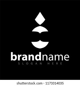 Abstract islamic lamp logo icon vector template