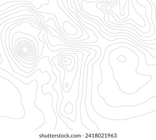 Abstraktes iso Topographisches Muster für Landkarten