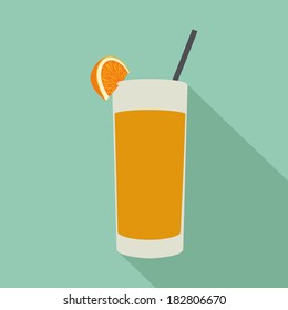 abstract isolated beverage on a green background