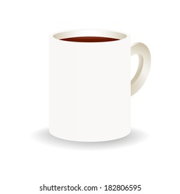 abstract isolated beverage on a white background