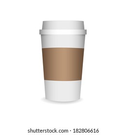 abstract isolated beverage on a white background