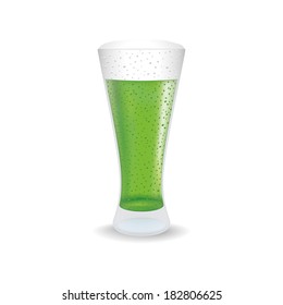 abstract isolated beverage on a white background