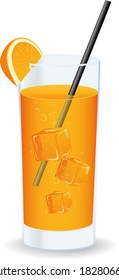 abstract isolated beverage on a white background