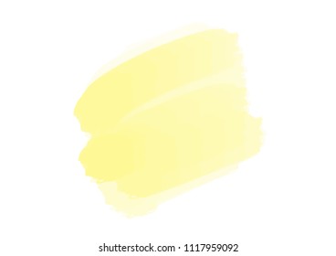 Abstract isolated colorful vector watercolor stain. Vector watercolor splash texture background isolated.