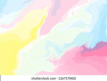 Abstract isolated colorful vector watercolor stain. Vector watercolor splash texture background isolated.