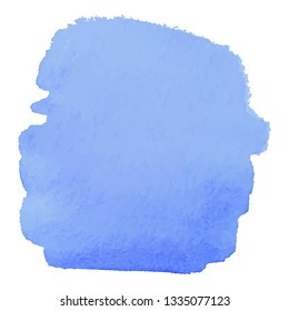 Abstract isolated colorful vector watercolor splash. Grunge element for paper design. Vector illustration