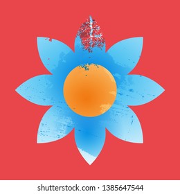 Abstract isolated colorful vector watercolor logo. element for paper design