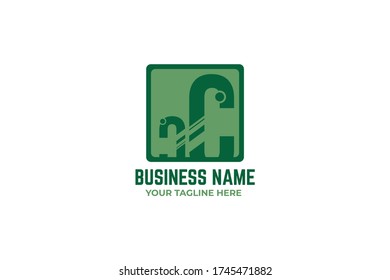 Abstract isolated Company Logo Template in alphabet design concept for your business, company, firm, brand, and many more
