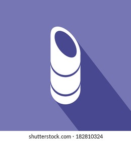 abstract isolated object allusive to Japanese culture