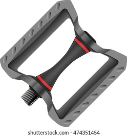 Abstract isolated vector illustration eps 10 / bicycle pedal icons
