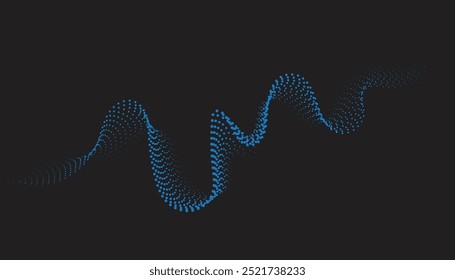 Abstrakter isometrischer 3D-Teilchenliniengraph