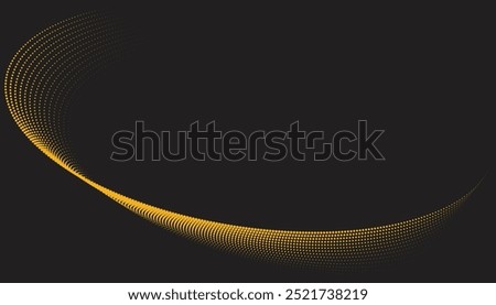 Abstract isometric 3d particle line graph