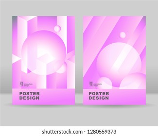 The abstract isometric  background. It can be used for posters, cards, flyers, brochures, magazines and any kind of cover. EPS 10