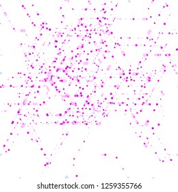 Abstract isometric computer generated 3D blueprint visualization lines background. Vector illustration for break through in technology. 