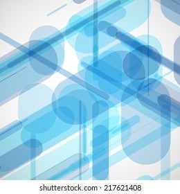 Abstract isometric computer generated 3D blueprint visualization lines background. Vector illustration for break through in technology. 