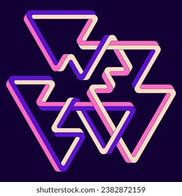 Abstract isometric geometric shape design template background modern art style. Design element can be used for wallpaper, backdrop, print, magazine cover; annual report, vector illustration