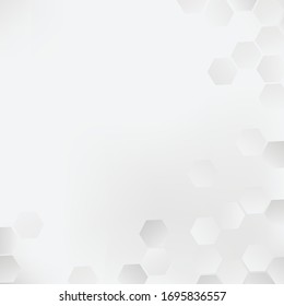 Textura isométrica abstracta poligono blanco y gris o fondo de concepto de la tecnología vectorial de pozo bajo. Diseño gráfico de estilo de ilustración de vector EPS10.