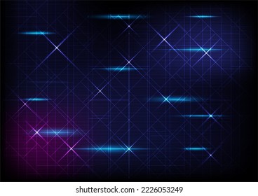 Abstract itech
background
there are grid lines and nets.
with glowing lights on a gradient background blue with purple