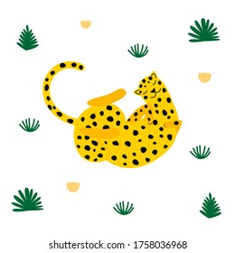 abstract jaguar background for use in design