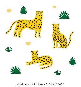 abstract jaguar background for use in design