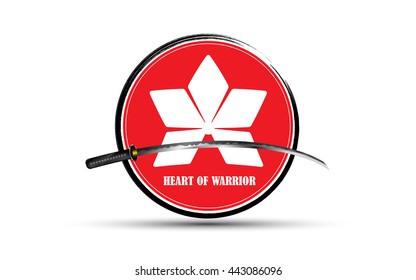 abstract japan culture concept  modern design logo icon