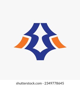 abstract japan logo template design
