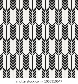 Abstract Japanese arrow vector pattern. Repeating white and stripe line of arrow pattern. graphic clean design for fabric, event, wallpaper etc. pattern is on swatches panel.
