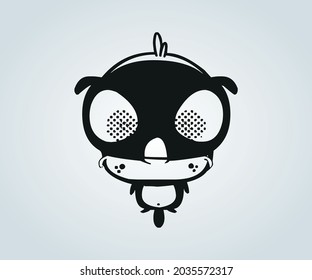 abstract japanese cartoon of animal kai for illustration