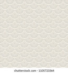 Abstract japanese circles wave pattern. Water curve texture. You can use for background. Vector illustration