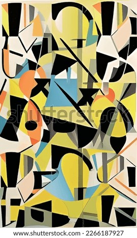 abstract jazz band vector poster